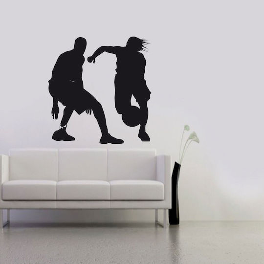 Basketball Wall Sticker 10 White