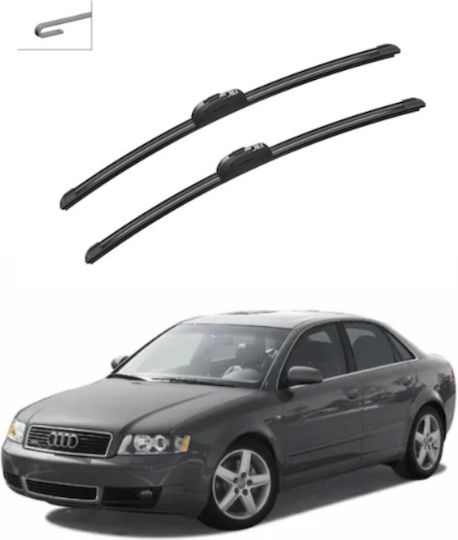 Front Wiper Blade Set Audi A4 2000-2002 530mm 530mm Bosch Aerotwin 3398000049 21" & 21" 2 Pieces