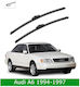 Front Wiper Blade Set Audi A6 1994-1997 550mm 530mm Bosch Aerotwin 3398000060 24" & 20" 2 Pieces