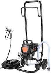 Large Surface Paint Pump 950 W Power 2 L Min 207 Bar 15 M Hose Length Wheeled Frame