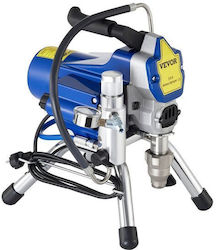 Vevor Paint Pump Large Surfaces 2200 W Power 2.4 L Min 207 Bar 15 M Hose Length
