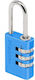 Master Lock Aluminum Padlock Brass Combination ...