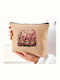 Necessaire in Beige Farbe 25cm
