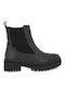 Leather Women's Ankle Boots Black