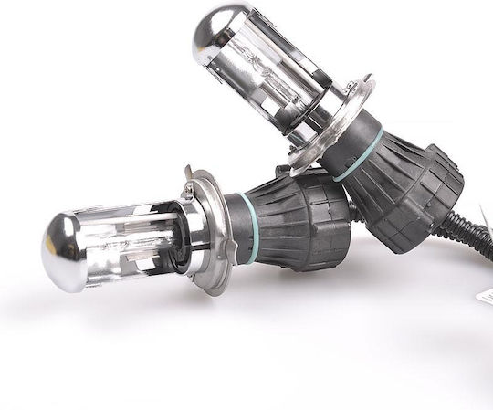 Λάμπα Αυτοκινήτου H4 Xenon 8000K Ψυχρό Λευκό 12V 35W