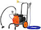 Diaphragm Paint Pump Large Surfaces 900 W Power 1.8 L Min 125 Bar 9 M Hose Length 2 X Large Wheels