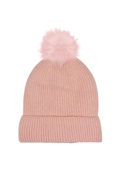 Stamion Kids Beanie Knitted Pink