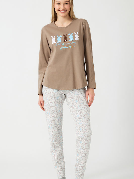 Minerva Winter Women's Pyjama Set BENZ SCURO Bunny