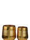 Zen Collection Planter Metal Gold 29.5x29.5x28cm.