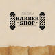 Orafol Aufkleber Wand Friseur Silver HS 10032-2...