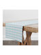 Runner Gorgone Blue 34 Cm X 1.5 M Beauty Home