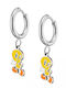 Oxzen Tweety Kinder Ohrringe aus Stahl