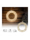 ECD Germany Christmas Decorative Wreath Battery Powered 38cm