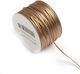 Kyriacou Lace Satin Metallic Brown 2mm x 50m