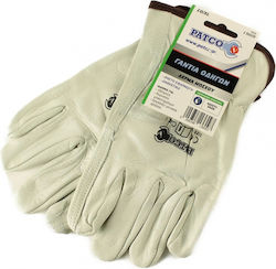 Patco Gloves for Work Driver Leather 1pcs