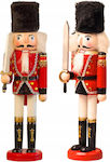 Korbi Wooden Christmas Nutcracker Gray