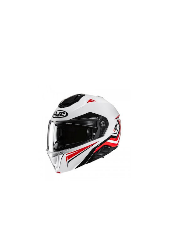 HJC i91 Tricus MC1 Motorcycle Helmet Flip-Up EC...