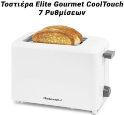 Elite Тостер Двуместна 850W Бяла Elite Тостер Двуместна 850W Бяла