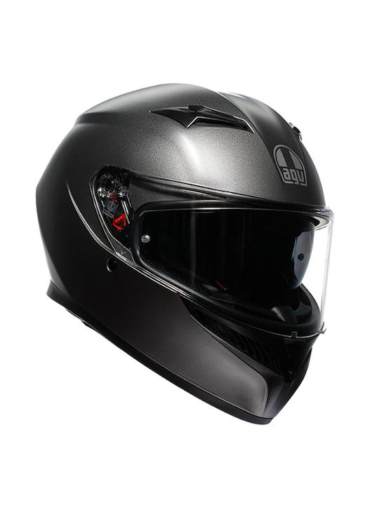 AGV K3 MPLK Mono Matt Luna Grey Motorcycle Helm...