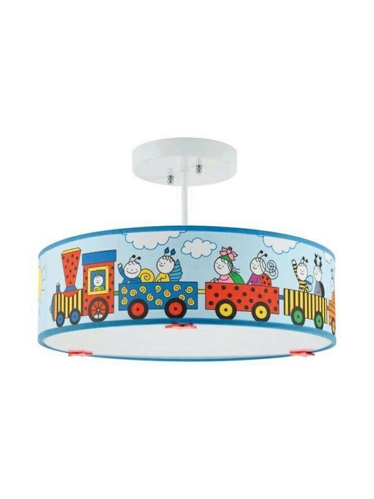 Candelabru Lumină de tavan pentru copii Suspendata din metal 40W cu suport pentru bec E27