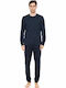 Ulisse Men's Winter Pajamas Set Blue