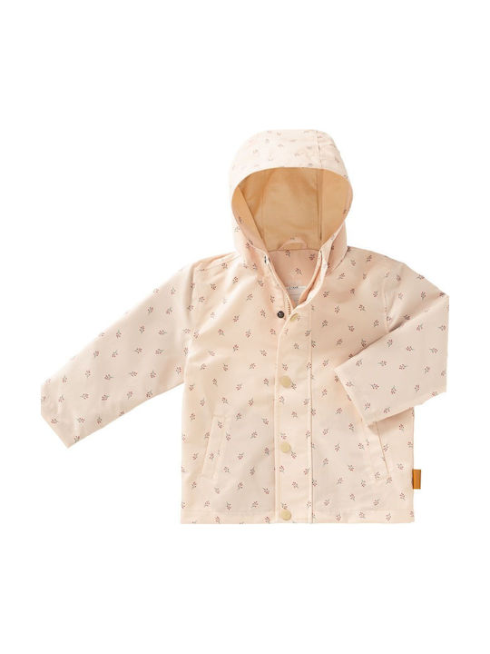 Waterproof Kids' Casual Jacket with Lining & Hood Berries