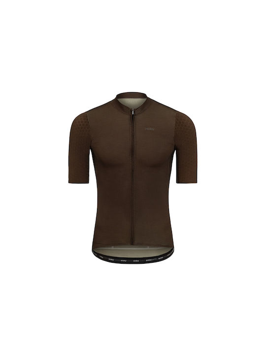 Orbea Männer Kurze Ärmel Fahrradtrikot Braun