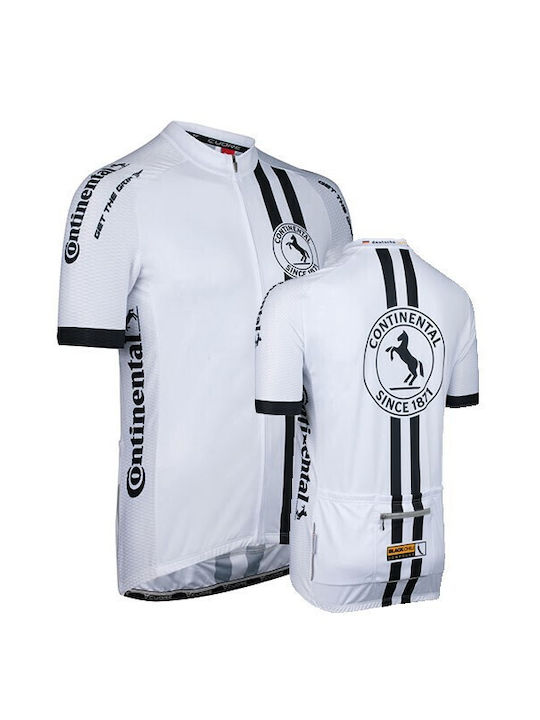 Continental Tricou De Ciclism Pentru Bărbați Mâneci Scurte Road Bike Albă Continental Tricou De Ciclism Pentru Bărbați Mâneci Scurte Road Bike Albă