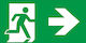 Aluminiumschild Ausgang Pfeil Rechts Etalbond