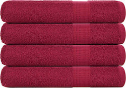 vidaXL Set 4 Hotel Pool and Beach Towels 200x80...