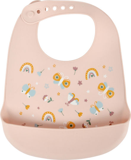 Wasserdicht Lätzchen Silikon mit Tasche Fantasy Garden für 6 m+