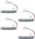 Truck Volume Side Lights 9-30v White Set of 4 Pcs OEM