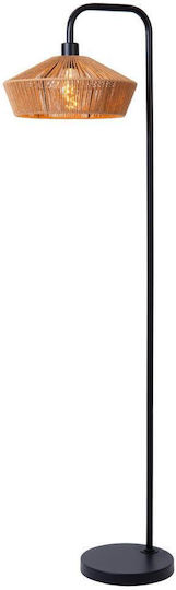 Lucide Lightning Floor Lamp H150xW40cm. with Socket for Bulb E27 Beige