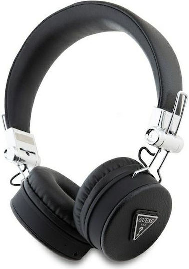 Guess Triangle Logo Wireless / Wired On Ear Headphones with 32 hours of Operation Black