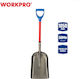 Square Nose Shovel Fiberglass Handle 1110mm Wp335003 Workpro