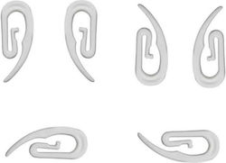 Oem Curtain Hook Plastic White 50 Pcs I10-013-00-01