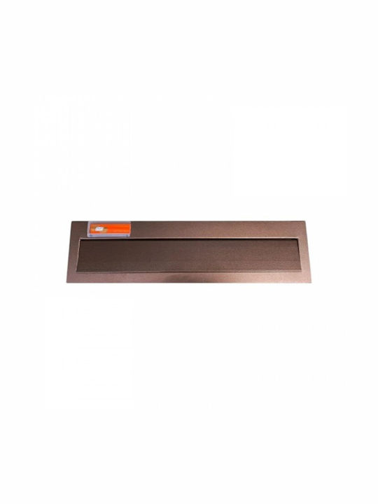 Viometal Bari 805 Mailbox Slot Inox in Silver C...