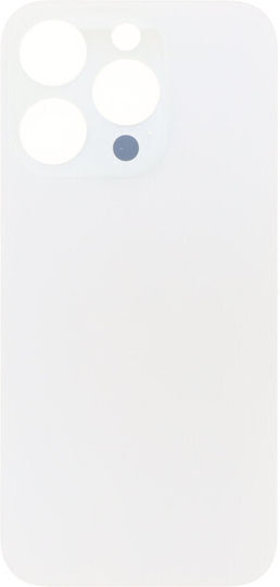 Replacement Back Cover Big Hole Back Cover iPhone 15 Pro White Titanium