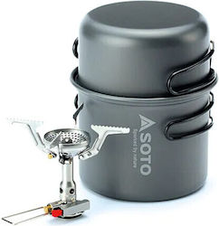 Set Καμινέτου Γραερίου Αναφλεκτήρα Σκεύους Soto Micus Stove Igniter Mv-12092