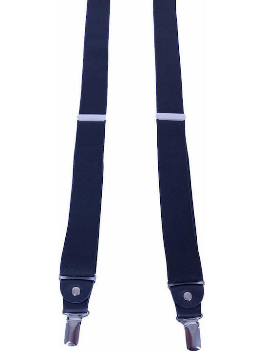 Endeson Fashion Τιράντες Μονόχρωμες Μαύρες