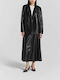 Twist & Tango Damen Leder Blazer Black