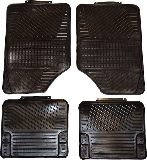 Set 4 Universal Rubber Floor Mats Idealstore Dimensions 65 X 44 Cm