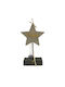 LiebeQueen Tabletop Lucky Charm Star Beige made of Wood 1pcs