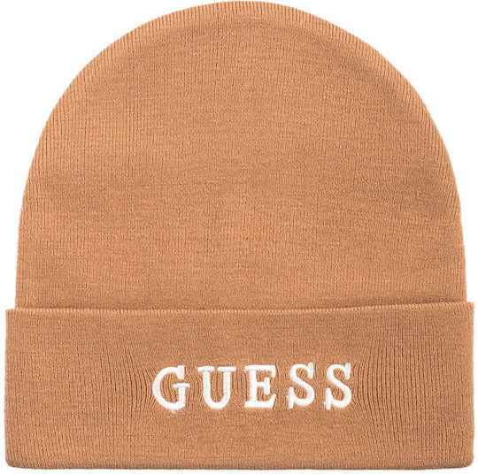 Beanie Γυναικείος Σκούφος Πλεκτός σε Καφέ χρώμα
