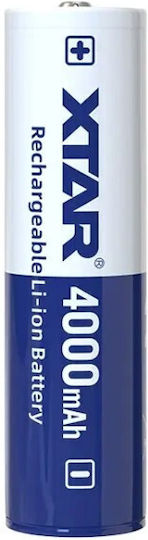 XTAR Επαναφορτιζόμενη Μπαταρία 18650 Li-ion 4000mAh 3.6V 1τμχ
