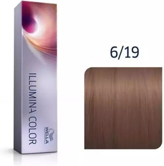 Wella Illumina Color Hair Dye 6/19 60ml