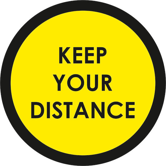Orafol Mandatory Sign Keeping Distances SIM 10010-242
