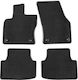 Rubber Mats Geyer & Hosaja Audi Q3 II 2018+ VW Tiguan 2016-2024 4 Pieces Black 879/4c