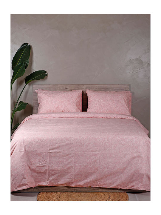 Sunshine Сет Чаршафи 235x270см. Cotton Feelings 2040 Розов 4бр