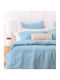Ariete Σετ Σεντόνια Υπέρδιπλα 240x270εκ. Baby Blue/γαλάζιο (4τμχ)